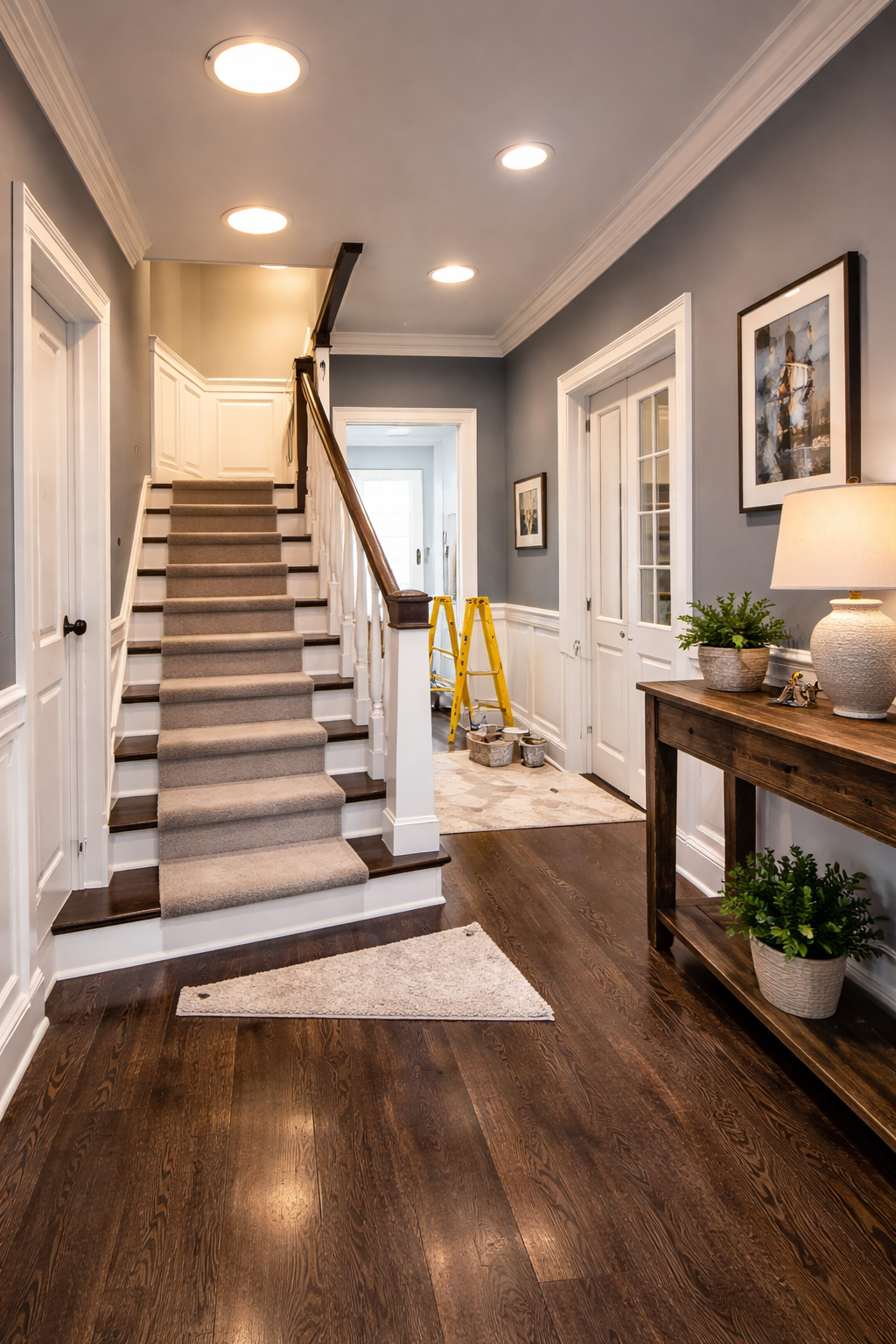 Bedroom accent wall repaint